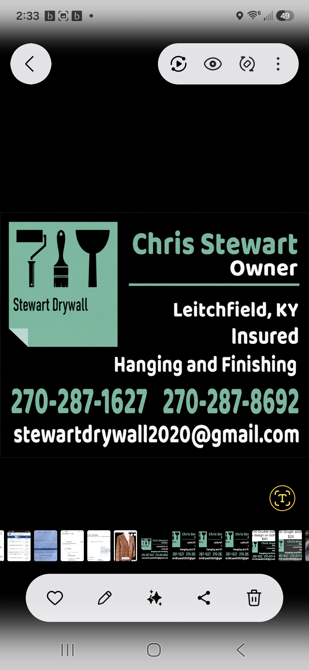 Stewart drywall logo